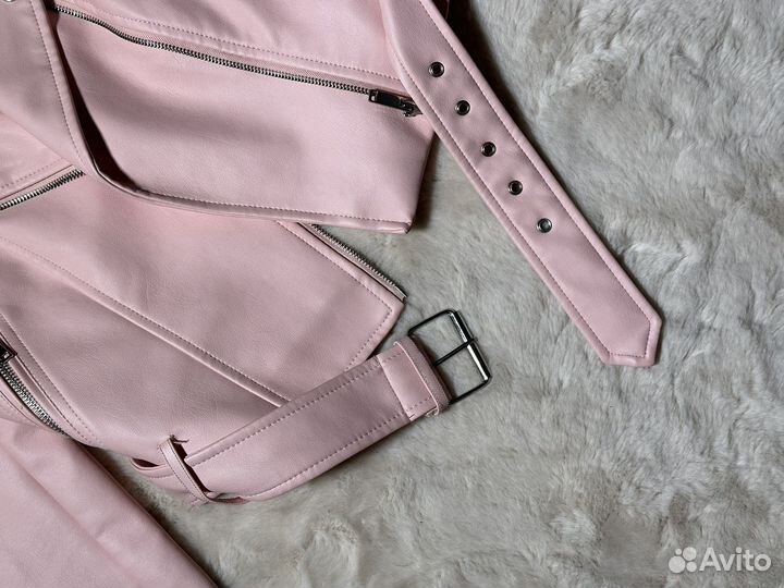 Кожаная куртка косуха M