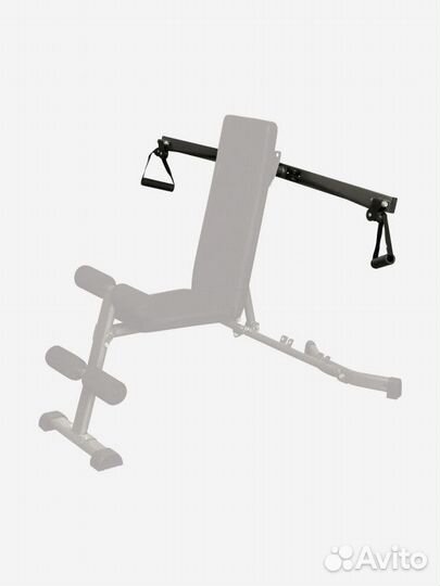 Скамья для пресса складная с эспандерным блоком