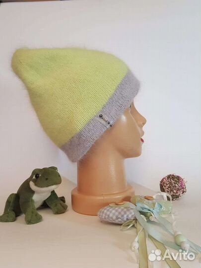 Шапка женская из пуха норки