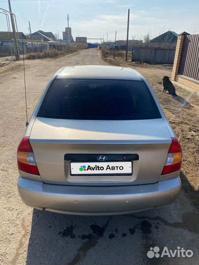 Hyundai Accent 1.5 МТ, 2004, 150 000 км