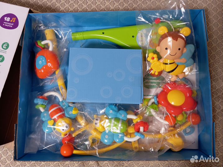 Музыкальная карусель на кроватку