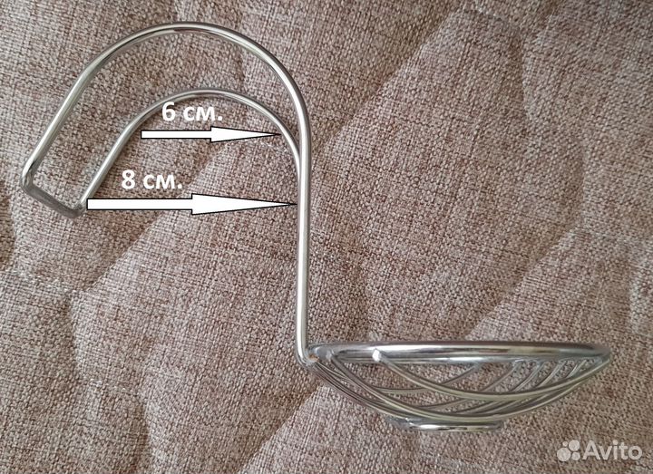 Мыльница на бортик ванны