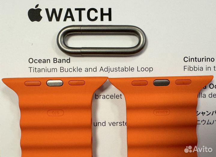 Ремешок Apple Watch Ultra 2 49mm Orange Ocean New