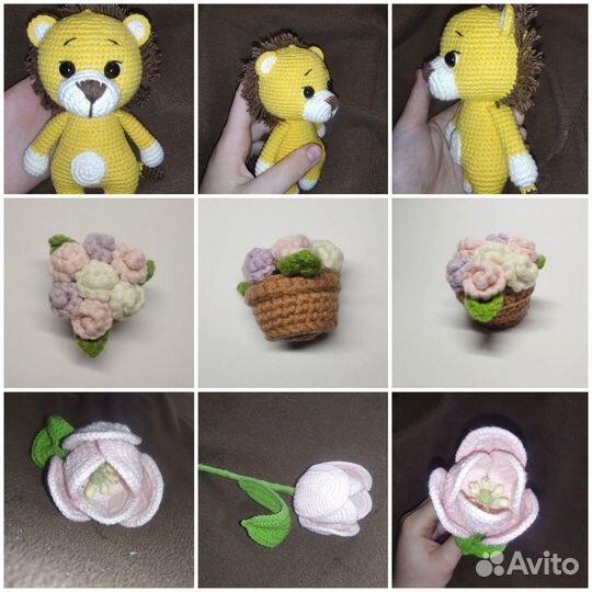 Мягкие игрушки вязаные