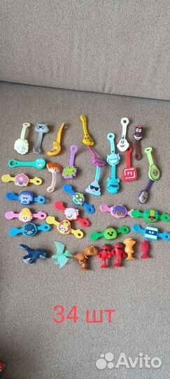 Киндеры/скрепыши/лошадки и др мелкие игрушки