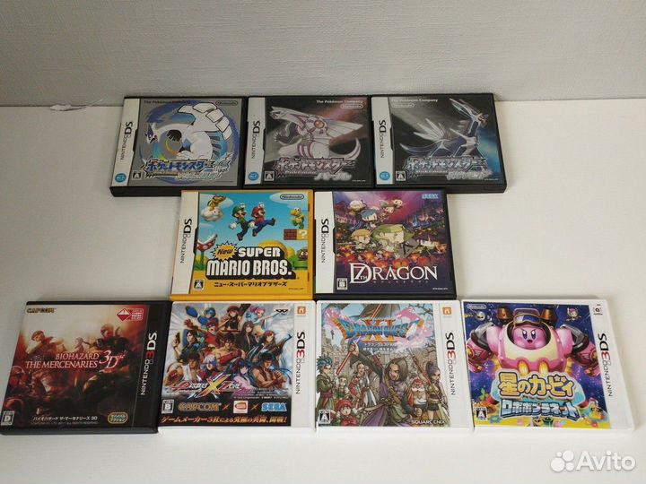 Картриджи nintendo ds 3ds