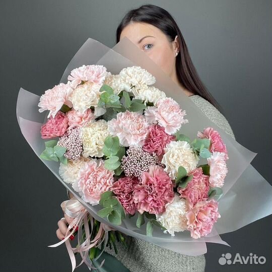 Букет из диантусов