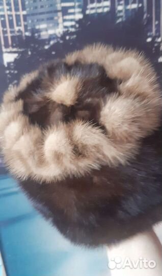 Шапка норковая женская