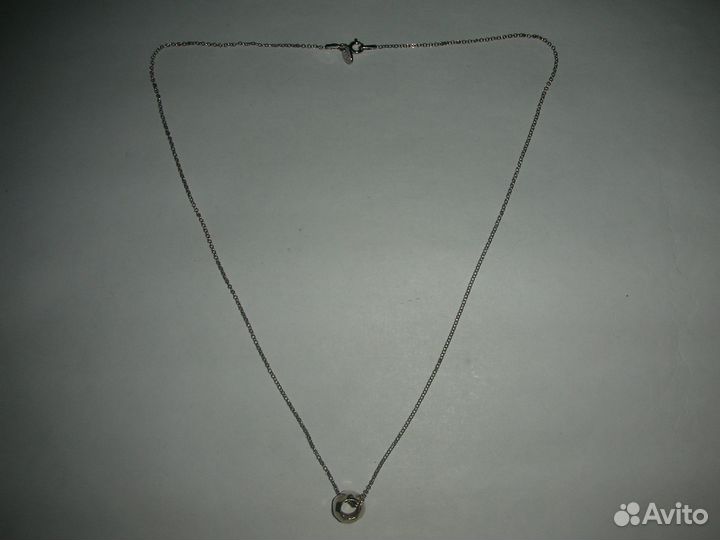 Цепь с подвеской, серебро 925, Россия