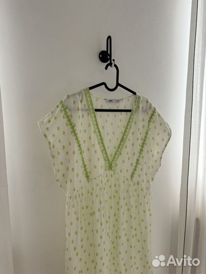 Платье zara миди M L