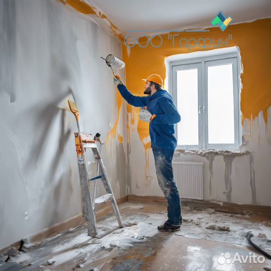 Работа на стройке Маляр