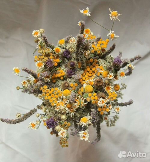 Букеты из сухих цветов в ассортименте