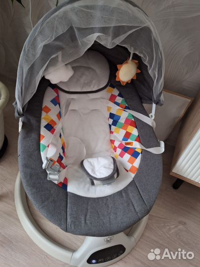 Детские электронные качели для новорожденных