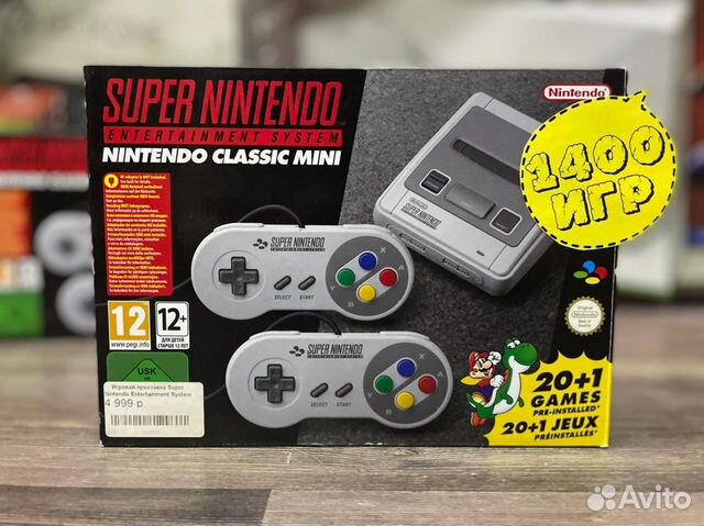 Snes Mini 1400 игр Новые