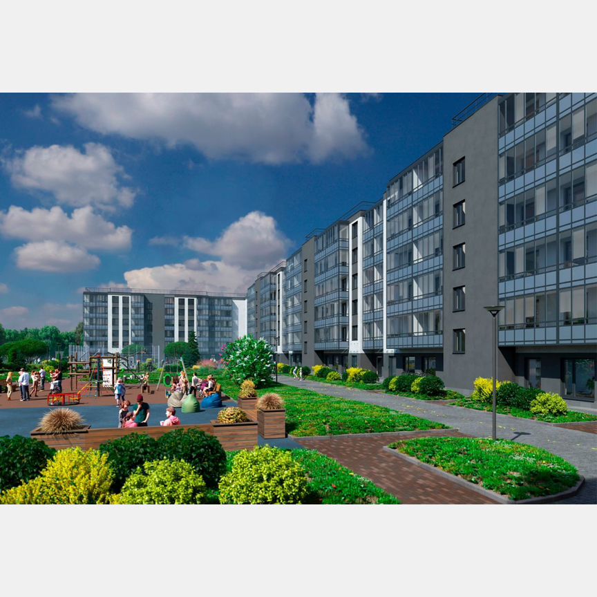 1-к. квартира, 38,7 м², 4/6 эт.