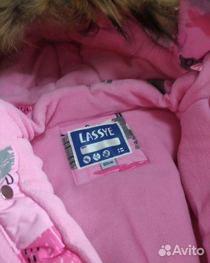 Зимний комбинезон для девочки 86 92