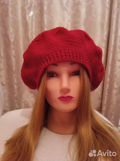 Берет вязаный(57-58)новый