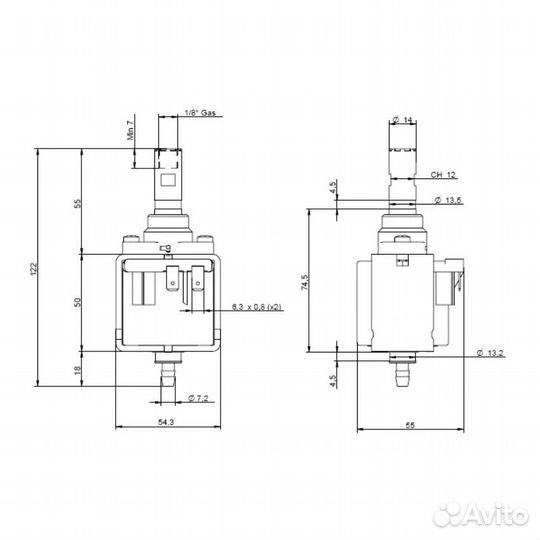 Помпа/насос ulka EX5 48W 220-240V