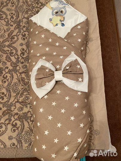 Конверт одеяло на выписку зима