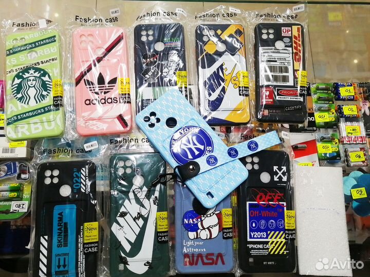 Чехлы на Realmi С11/ C21/ C35 с карманом под карту