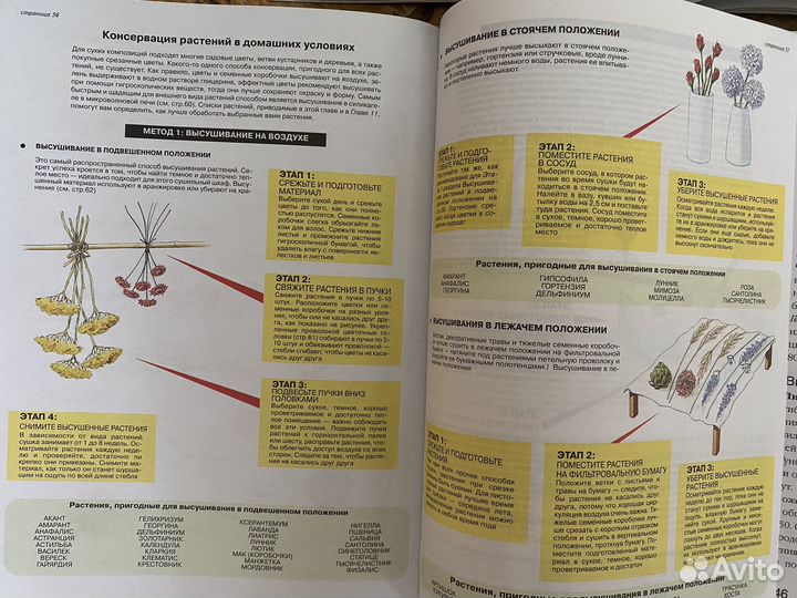 Книги о цветах в саду, аранжировка цветов. Пакетом