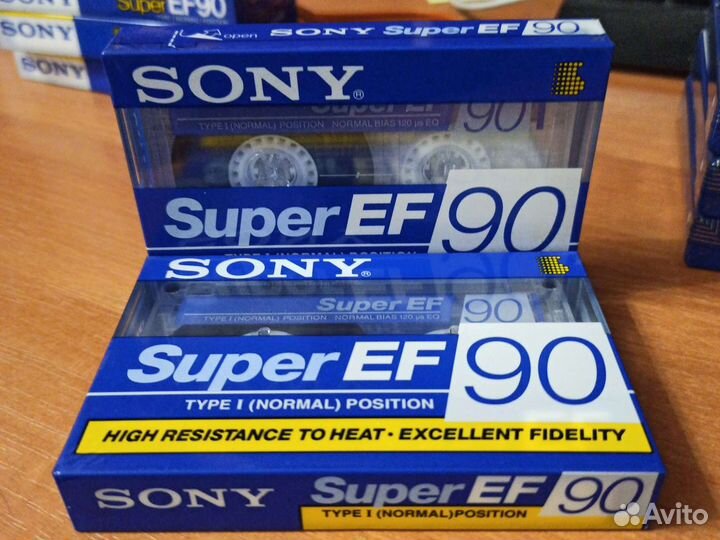 Аудиокассета sony super EF 90