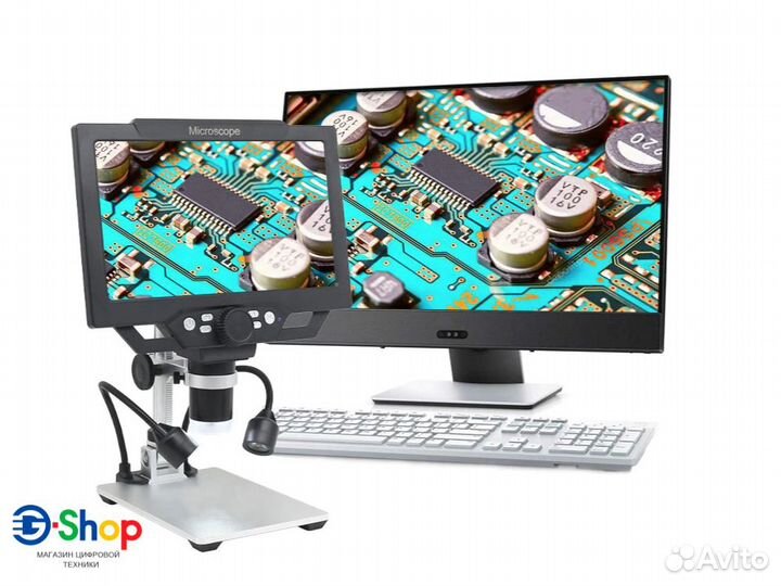 Цифровой Микроскоп с Монитором 12Mp 1200x 7