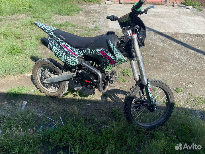 Питбайк BSE EX 125E 17/14 MAX13 green pink noen 2