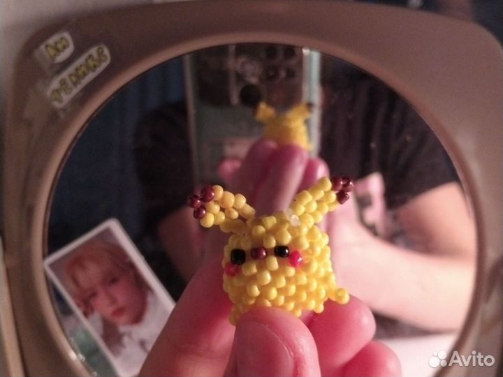 Пикачу из бисера от фанатка стрей кидс