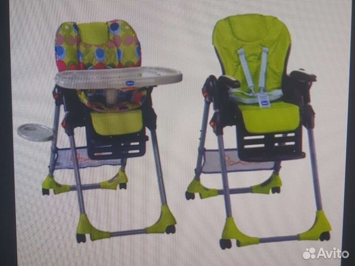 Стульчик для кормления chicco polly miro