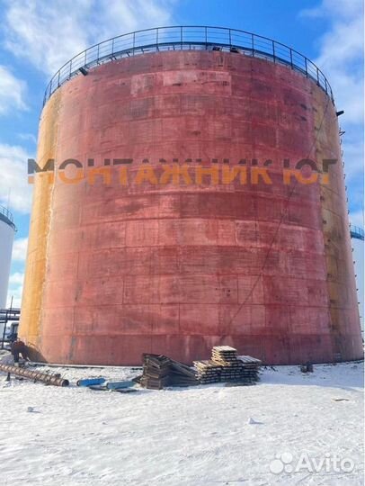 Резервуар вертикальный стальной для нефти