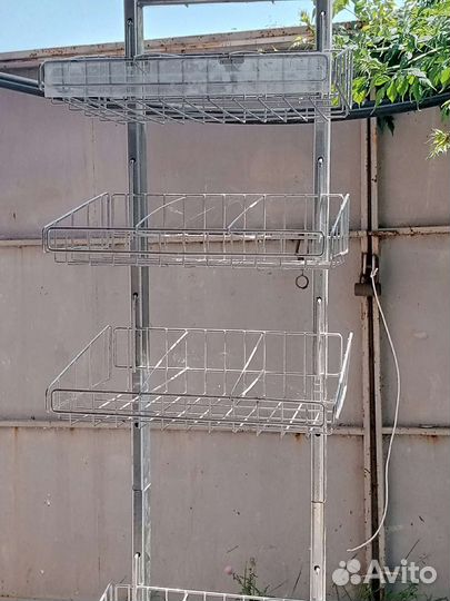 Хромированная полка новая