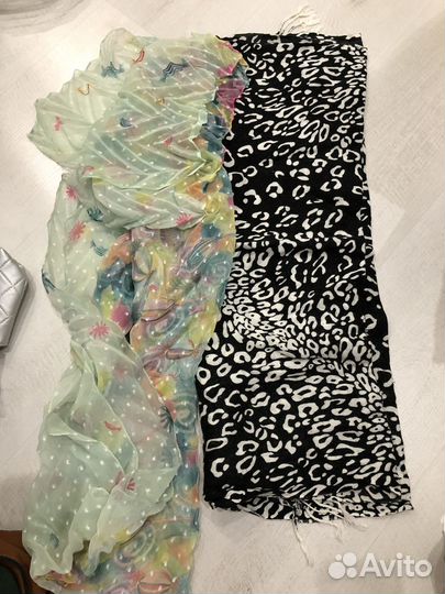 Женские шарфы, платки, шапка пакетом