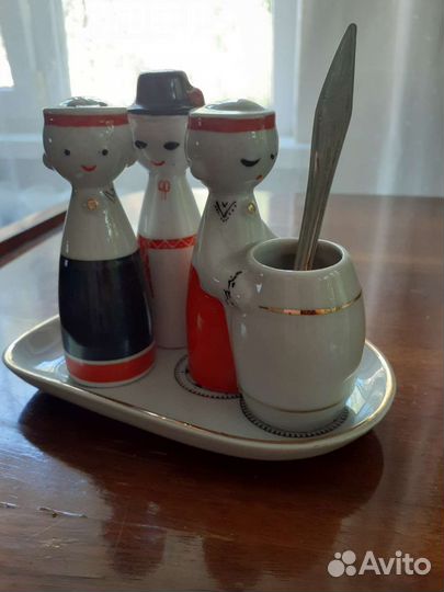 Набор для специй винтаж СССР солонка перечница