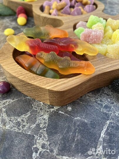 Менажница из дуба Зайка