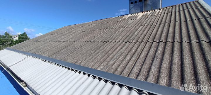 Мойка шиферных крыш