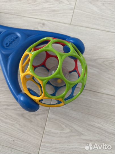 Детская игрушка каталка мяч
