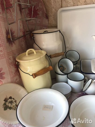 Эмалированная посуда СССР