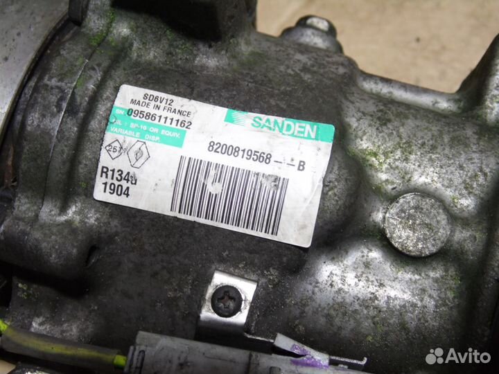 Компрессор кондиционера Рено Клио Симбол Кангу