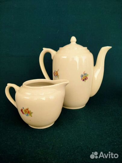 Чайник/кофейник и молочник Вербилки