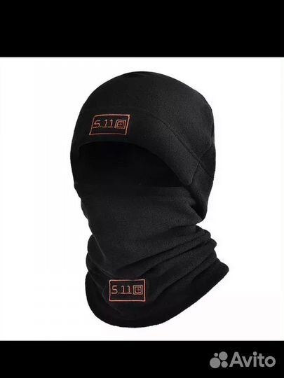 Комплект шапка и снуд флисовые