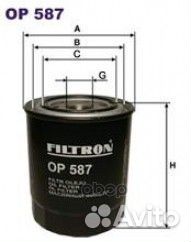 Фильтр масляный hyundai/mitsubishi OP 587 Filtron