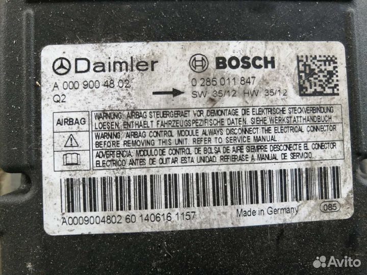 Блок SRS Мерседес Спринтер 906