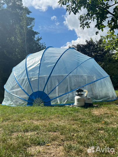 Купольный тент для бассейна