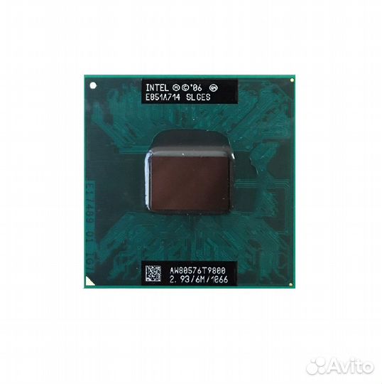 Процессор Core2Duo T9800, slges