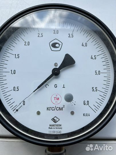 Манометр образцовый Manotherm Germany