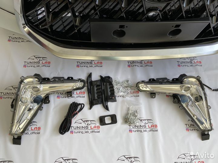 Lexus LX570 2008-2015 Бампер стиль 2016+ TRD H8QD2