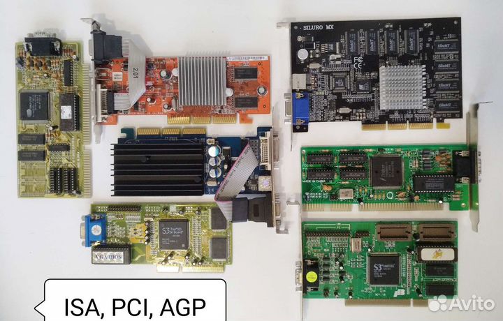Видеокарта AGP, PCI, ISA