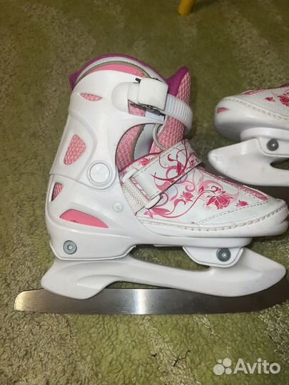 Коньки детские раздвижные 30 33