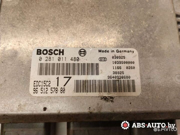 Блок управления двигателем Peugeot 406 рест. 2003